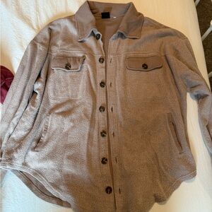 Pacsun Tan Button-Up Jacket